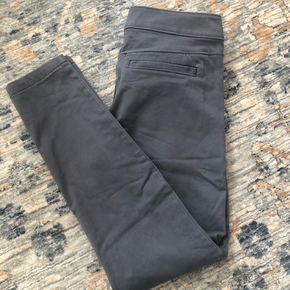 Loft Petite Chino Pants - Grey